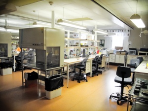 Das Labor in Umeå - es sieht aus wie überall